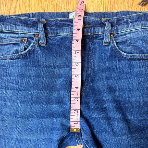 J. Crew selvedge 484 Slim fit jean Vintage Japanese stretch denim size 33 33X30 - Picture 15 of 17